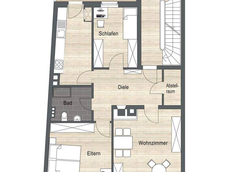 Wohnung zum Kauf 199.000 € 3 Zimmer 78,4 m² Borken 46325