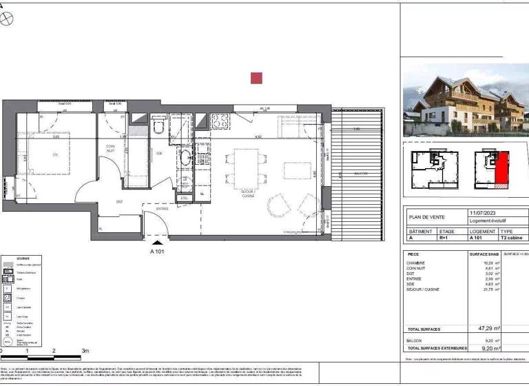 Wohnung zum Kauf 497.500 € 47 m² Avoriaz Morzine (Avoriaz) 74110