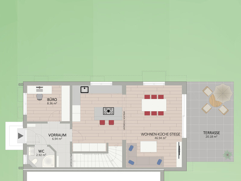 Reihenendhaus zur Miete 3.288 € 5 Zimmer 131 m²<br/>Wohnfläche 231 m²<br/>Grundstück Wacholderweg 16/Haus 3 Wien(Stadt) 1210