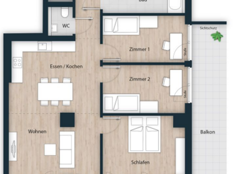 Wohnung zum Kauf 995.325 € 4 Zimmer 127,5 m² 4. Geschoss frei ab sofort Seeleinsbühl Nürnberg 90431