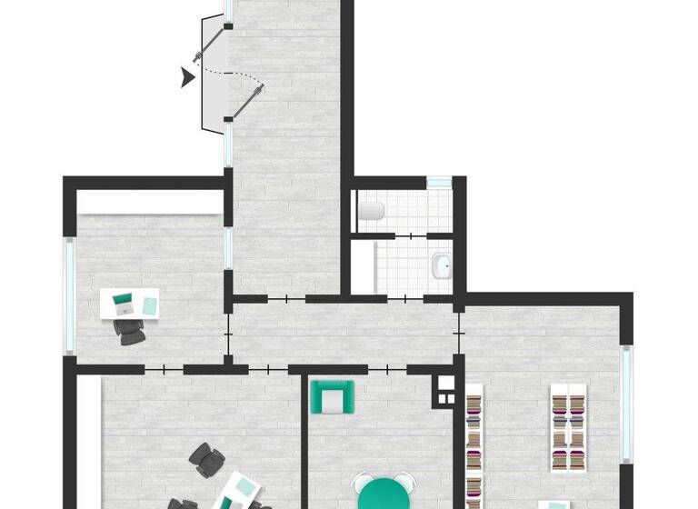 Bürofläche zur Miete 880 € 5 Zimmer 98 m² Bürofläche Scheidt Saarbrücken 66133