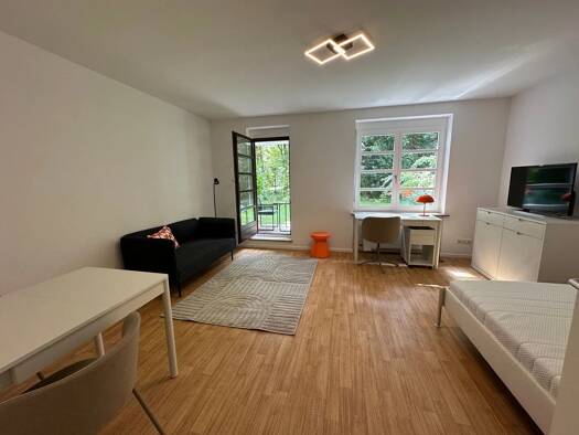 Terrassenwohnung zur Miete 1.140 € 1 Zimmer 43 m² Geschoss EG/3 frei ab sofort Laim München 80687