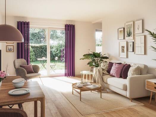 Wohnung zur Miete 550 € 2 Zimmer 50,9 m² EG Jaderberg 26349