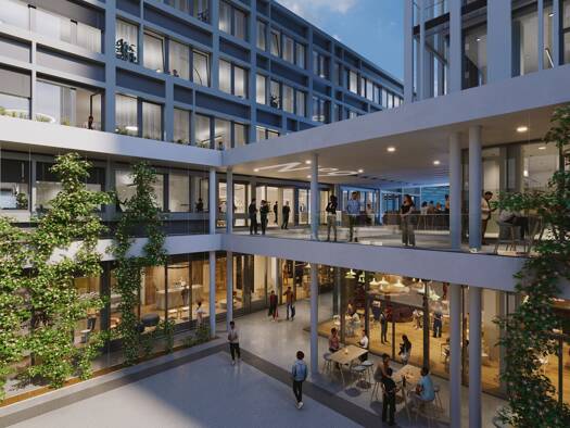 Bürogebäude zur Miete 1,24 € 887,6 m² Bürofläche Wien 1220