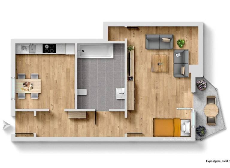 Studio zum Kauf 129.000 € 1 Zimmer 35 m² 3. Geschoss St Johannis Nürnberg 90419