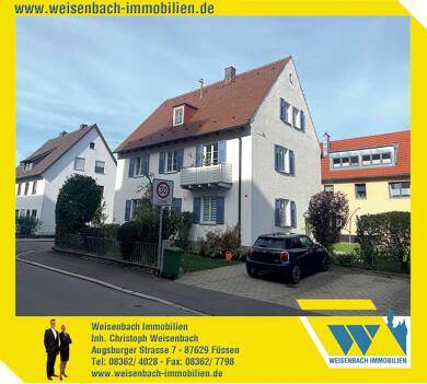 Mehrfamilienhaus zum Kauf als Kapitalanlage geeignet 550.000 € 8 Zimmer 176 m² 240 m² Grundstück Kaufbeuren Kaufbeuren 87600