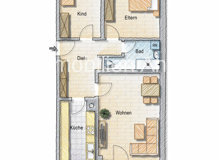 Wohnung zum Kauf 249.000 € 3 Zimmer 80 m² Mindelheim 87719