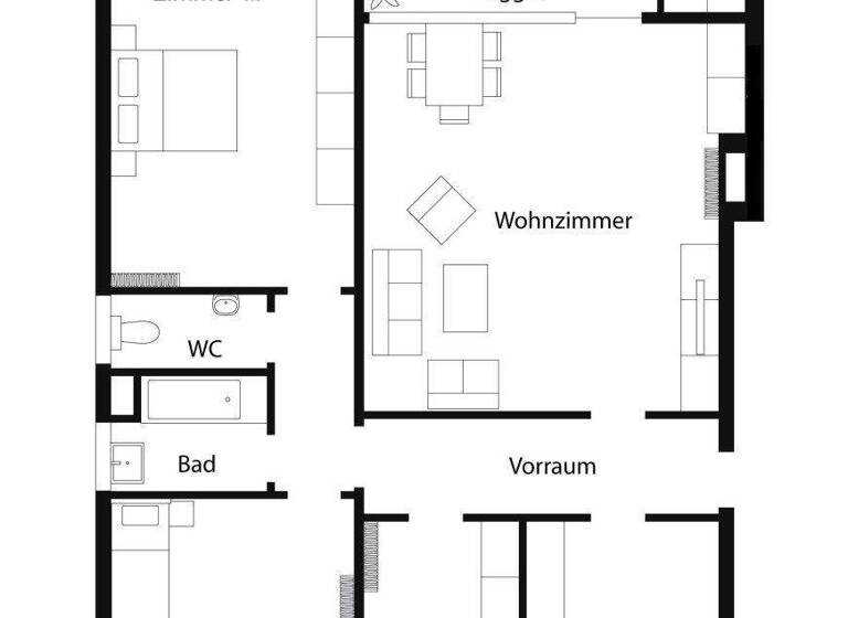 Wohnung zum Kauf 340.000 € 4 Zimmer 90,3 m² 3. Geschoss Hall in Tirol 6060