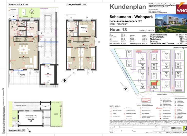 Haus zum Kauf - Erstbezug 514.118 € 4 Zimmer 118,2 m² 241,9 m² Grundstück frei ab sofort Schaumann-Wohnpark 9 Pottendorf 2486