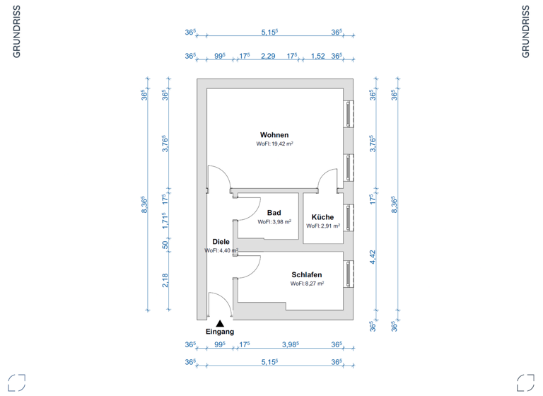 Wohnung zum Kauf 279.000 € 2 Zimmer 39 m² 4. Geschoss Böckhstraße 40 Kreuzberg Berlin 10967