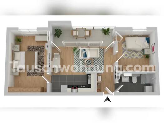 Wohnung zur Miete Tauschwohnung 850 € 2 Zimmer 60 m² Dachgeschoss, 3. Geschoss Münster 48149