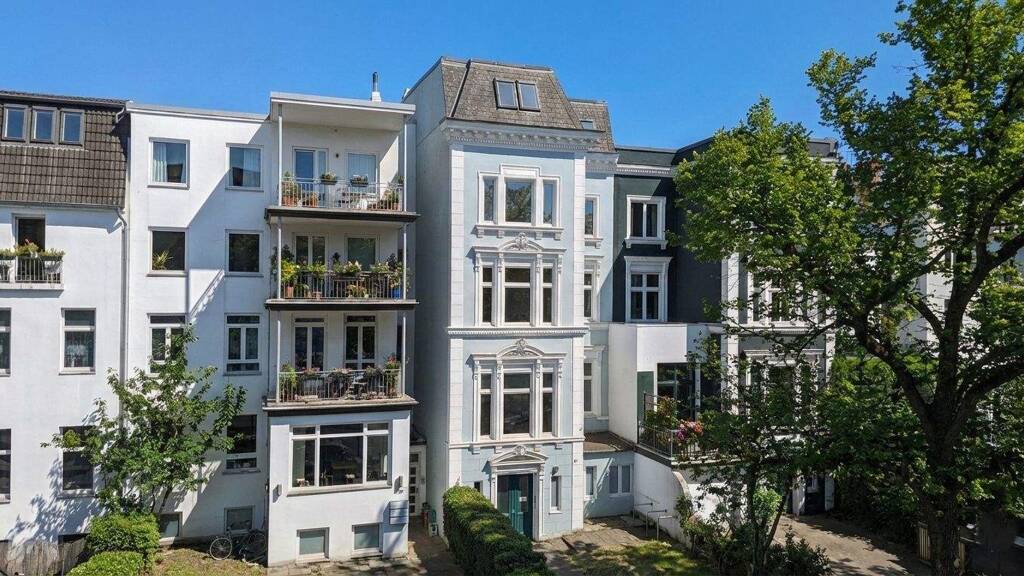 Stadthaus zum Kauf 4.200.000 € 22 Zimmer 533 m² 469 m² Grundstück frei ab sofort Rotherbaum Hamburg 20146