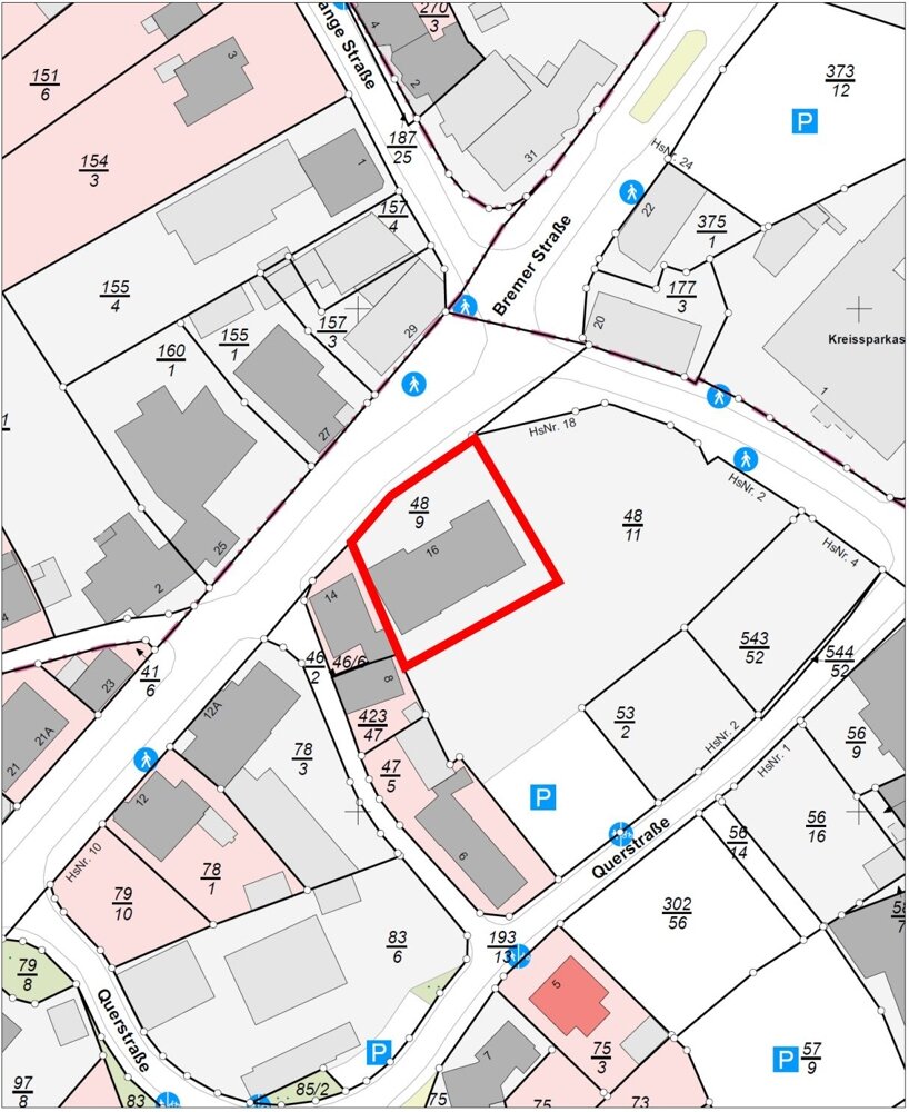 Wohnung zum Kauf 85.000 € 43 m²<br/>Wohnfläche EG<br/>Geschoss Bassum Bassum 27211