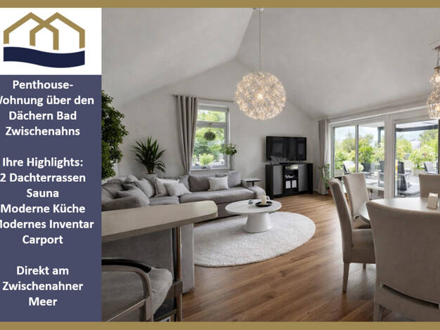 Wohnung zum Kauf 349.000 € 3 Zimmer 93 m² 4. Geschoss Lange Straße 45 Bad Zwischenahn I Bad Zwischenahn 26160