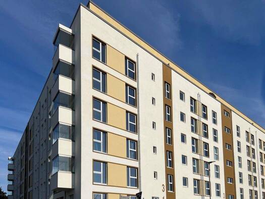 Wohnung zur Miete - Erstbezug 1.440 € 3 Zimmer 82,3 m² 4. Geschoss Landsberger Allee 319 Alt-Hohenschönhausen Berlin 13055