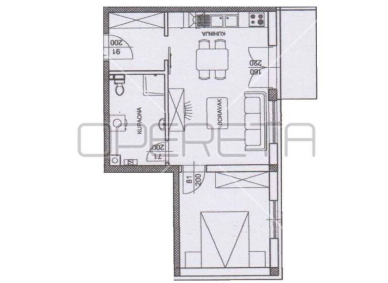 Wohnung zum Kauf 150.000 € 2 Zimmer 49 m² Koprivnica