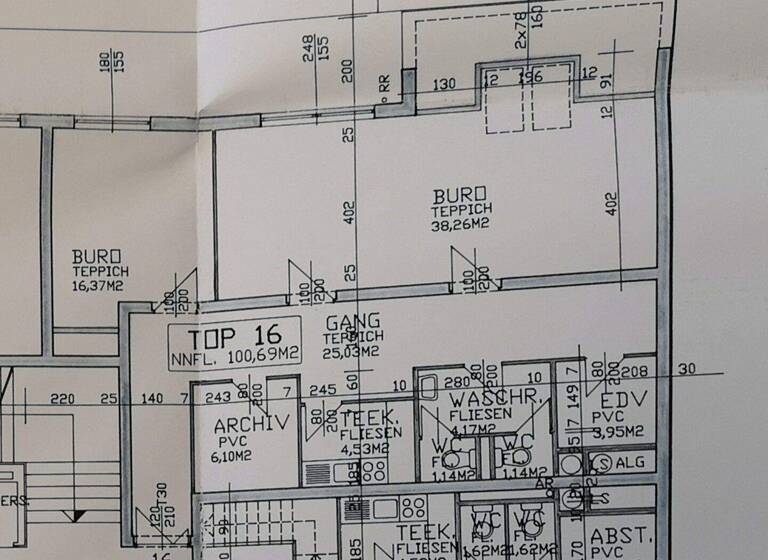 Büro zur Miete 10 € 3 Zimmer 103,2 m² Bürofläche Grawatschgasse Wien 1230