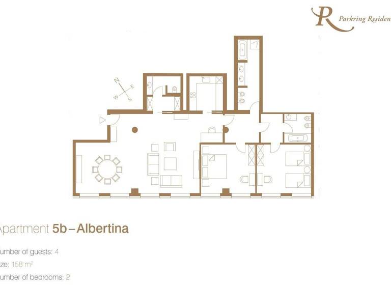 Wohnung zum Kauf 2.196.000 € 3 Zimmer 158 m² 3. Geschoss Wien 1010
