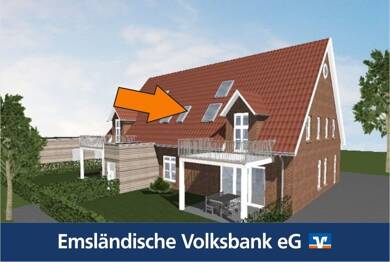 Wohnung zum Kauf - Neubau 295.000 € 4 Zimmer 110 m² EG Clusorth-Bramhar Lingen / Bramhar 49811