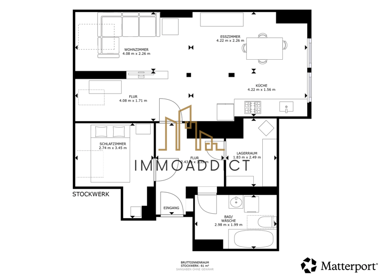 Wohnung zum Kauf provisionsfrei 245.000 € 2 Zimmer 52 m² 3. Geschoss Reinickendorf Berlin 13403