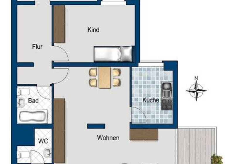 Wohnung zur Miete 854 € 3 Zimmer 92,2 m² 15. Geschoss frei ab 11.04.2026 Südliche Ringstr. 191 Langen 63225