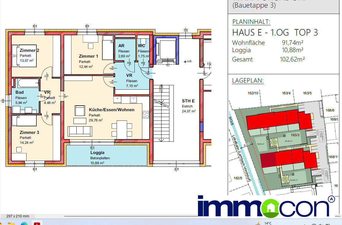 Wohnung zum Kauf provisionsfrei 344.525 € 4 Zimmer 91,7 m²<br/>Wohnfläche 1.<br/>Geschoss Vorchdorf 4655