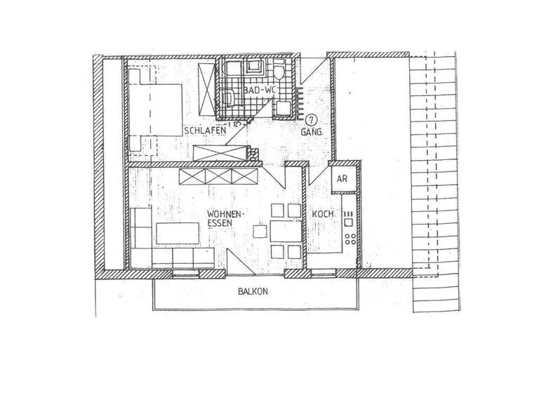 Wohnung zur Miete 479 € 2 Zimmer 63,5 m² 2. Geschoss frei ab 01.06.2026 Reichenberg Pfarrkirchen 84347