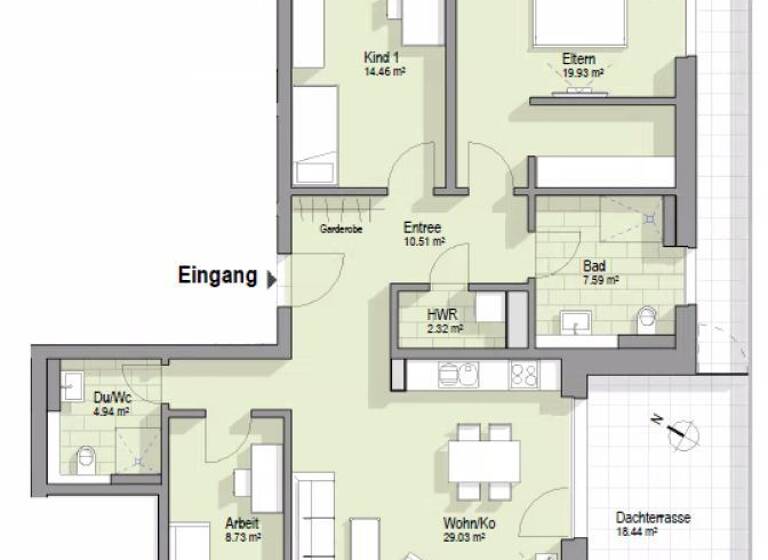 Wohnung zur Miete 1.320 € 4 Zimmer 108 m²<br/>Wohnfläche 3.<br/>Geschoss Ludwig-Raabe-Strasse 1 Sandershausen Niestetal-Sandershausen 34266
