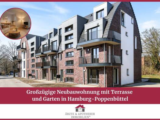 Wohnung zum Kauf - Erstbezug 699.000 € 2 Zimmer 94,8 m² Poppenbüttel Hamburg 22399