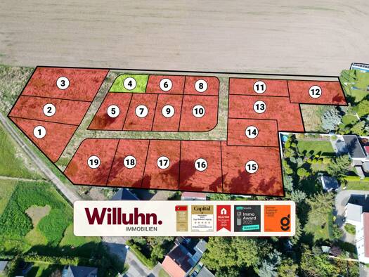 Grundstück zum Kauf 103.200 € 430 m² Grundstück Krostitz Krostitz 04509