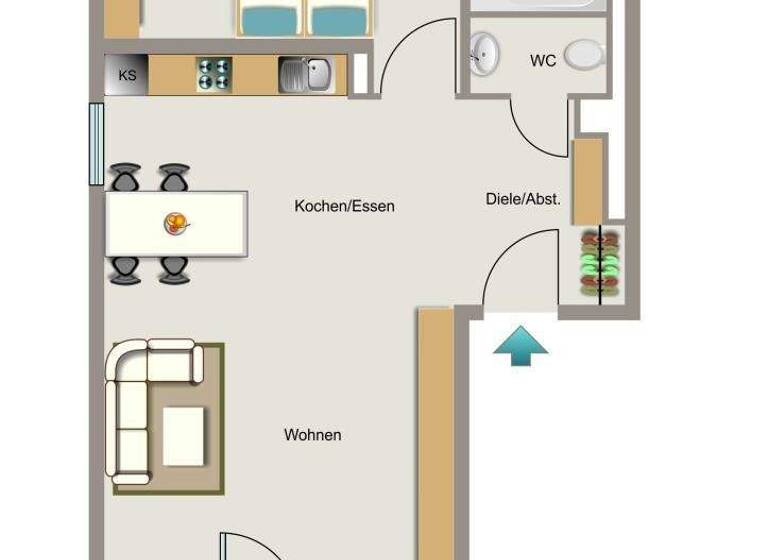 Wohnung zur Miete 926 € 2,5 Zimmer 68,6 m² EG frei ab 01.07.2026 Anna-Heinemann-Weg 10 Rüttenscheid Essen 45131