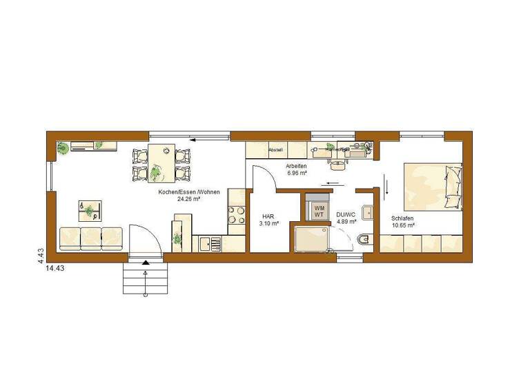 Haus zum Kauf 292.000 € 2 Zimmer 50 m² 200 m² Grundstück Schömberg 72355