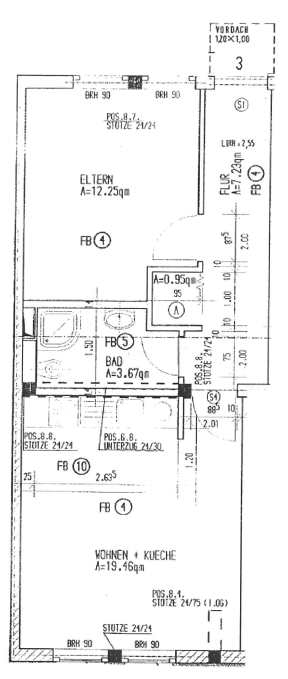 Wohnung zur Miete 399 € 2 Zimmer 42,3 m²<br/>Wohnfläche EG<br/>Geschoss ab sofort<br/>Verfügbarkeit Am Fuchsberg 10a Kristallpalast Magdeburg 39112