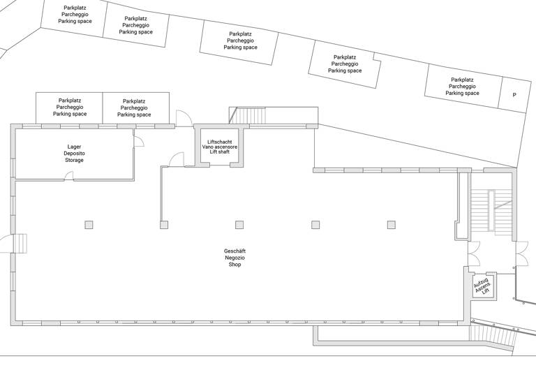 Laden zum Kauf 620 m² Verkaufsfläche Brennerstraße 32 Brixen 39042