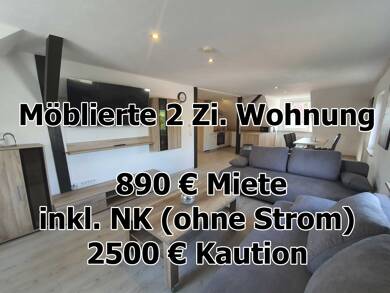 Wohnung zur Miete 790 € 2 Zimmer 60 m² Dachgeschoss, 2. Geschoss frei ab 01.09.2025 Ottmarsheimer Str. 1 Dürrwangen Balingen 72336
