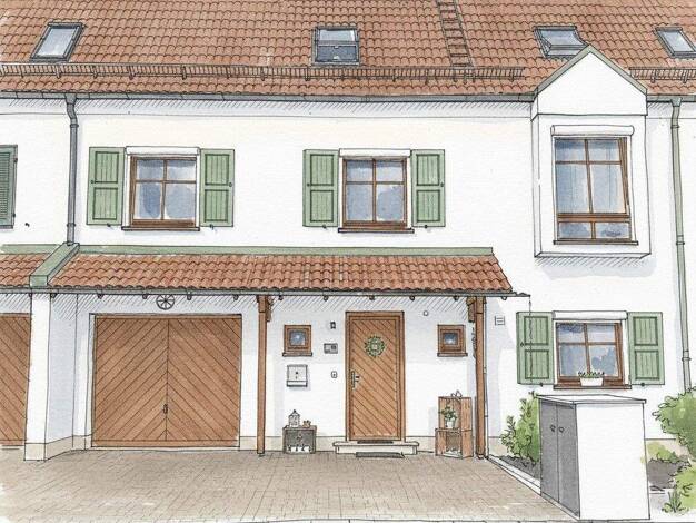 Reihenmittelhaus zum Kauf provisionsfrei 779.000 € 4 Zimmer 152 m² 250 m² Grundstück Freybergstr. 13 Pöring Zorneding 85604