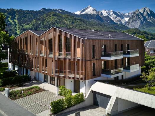 Terrassenwohnung zum Kauf - Erstbezug 510.000 € 1 Zimmer 55 m² Olympiastraße Garmisch Garmisch-Partenkirchen 82467