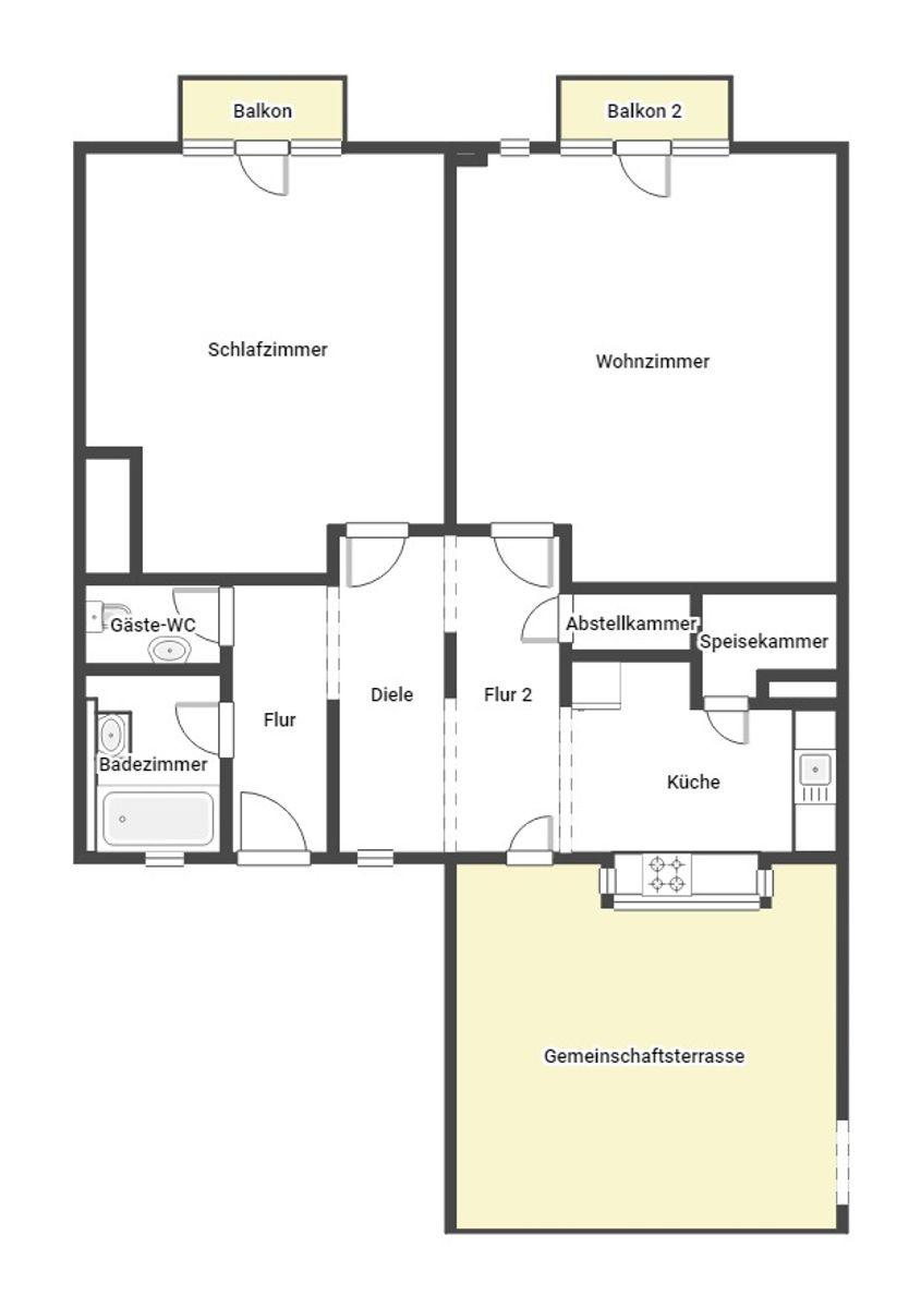 Immobilie zum Kauf als Kapitalanlage geeignet 310.000 € 2 Zimmer 85,2 m²<br/>Fläche Rohracker Stuttgart 70329