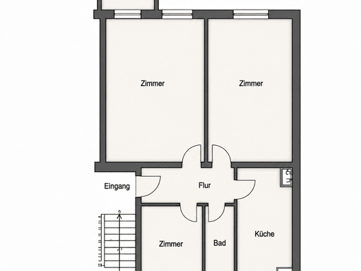 Wohnung zum Kauf 219.000 € 2,5 Zimmer 70 m² 1. Geschoss Weißensee Berlin 13088