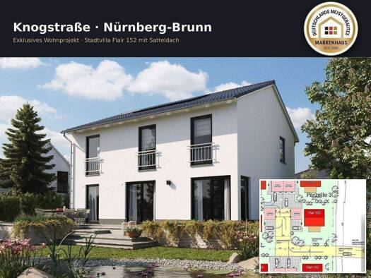 Einfamilienhaus zum Kauf provisionsfrei 758.535 € 7 Zimmer 167 m² 620 m² Grundstück frei ab sofort Brunn Nürnberg 90475