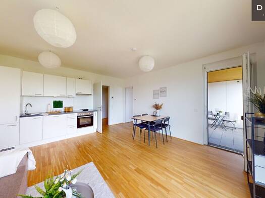 Wohnung zur Miete 654 € 2 Zimmer 4. Geschoss frei ab 01.04.2026 Eggenberg Graz 8020