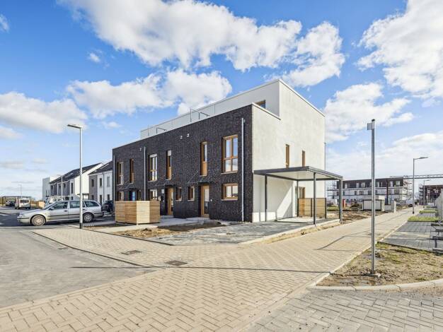 Reihenendhaus zum Kauf - Neubau provisionsfrei 579.900 € 5 Zimmer 158 m² 386 m² Grundstück frei ab sofort Sonnenkamp Allee Reislingen Wolfsburg 38446