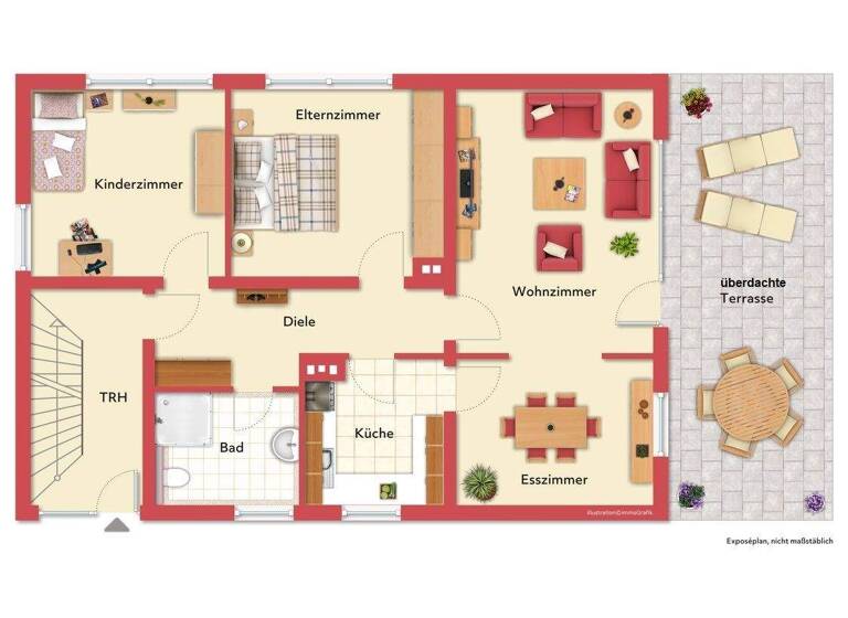 Mehrfamilienhaus zum Kauf 295.000 € 6 Zimmer 159 m² 575 m² Grundstück Borkenwirthe/Burlo Borken 46325