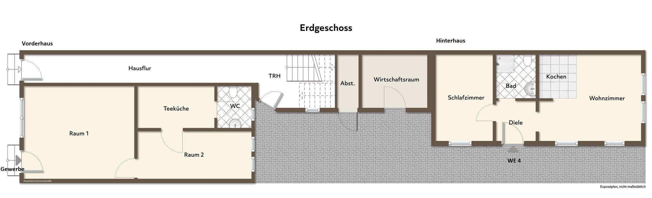 Haus zum Kauf 215.000 € 15 Zimmer 279 m²<br/>Wohnfläche 213 m²<br/>Grundstück ab sofort<br/>Verfügbarkeit Zentrum Rudolstadt 07407