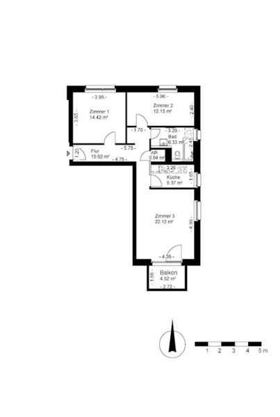 Wohnung zur Miete 700 € 3 Zimmer 74,5 m²<br/>Wohnfläche ab sofort<br/>Verfügbarkeit Joachim-Ringelnatz-Straße Biesdorf Berlin 12683