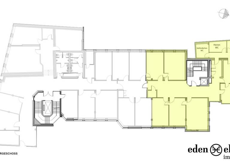 Bürofläche zur Miete 10 € 7 Zimmer 282 m² Bürofläche Innenstadt Oldenburg 26122