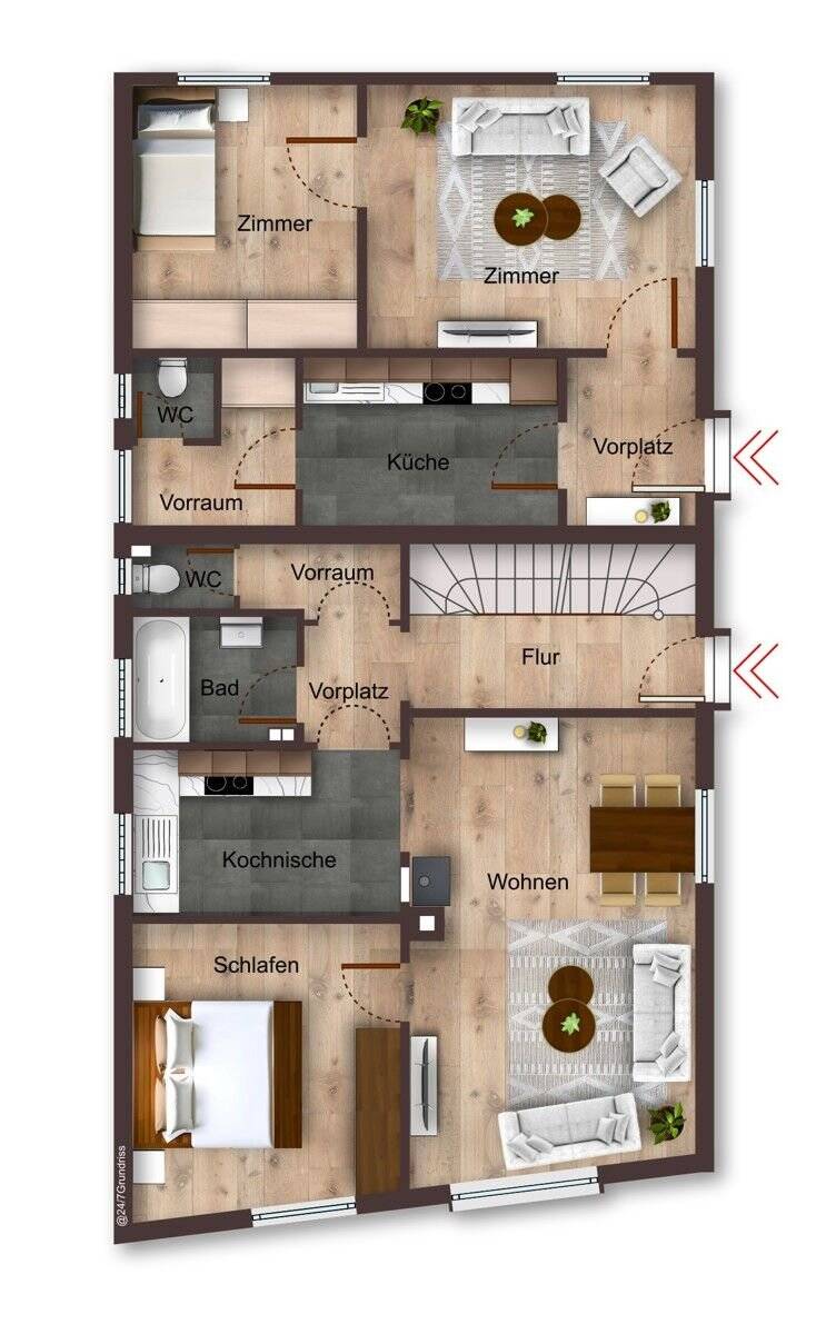 Mehrfamilienhaus zum Kauf 399.000 € 5 Zimmer 120 m²<br/>Wohnfläche 220 m²<br/>Grundstück Wangen Stuttgart 70327