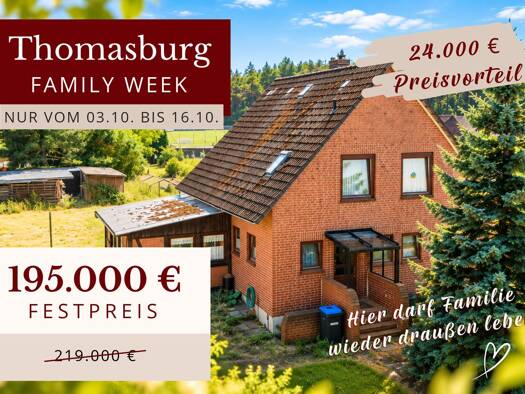 Einfamilienhaus zum Kauf 195.000 € 5 Zimmer 129,8 m² 1.472 m² Grundstück Thomasburg Thomasburg 21401