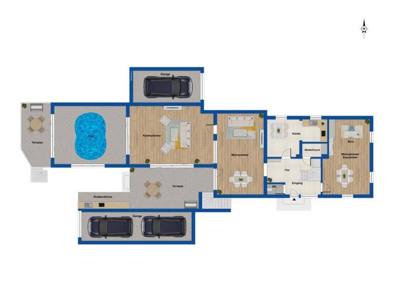 Einfamilienhaus zum Kauf 1.350.000 € 6 Zimmer 271 m² 1.546 m² Grundstück Vluynbusch Neukirchen-Vluyn 47506