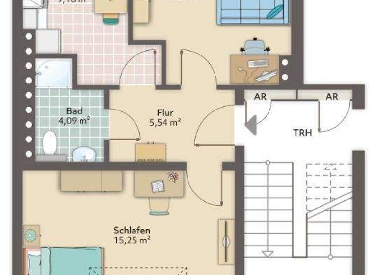 Wohnung zur Miete 400 € 2 Zimmer 52,2 m² 4. Geschoss frei ab 01.04.2026 Klopstockstraße 16 Geestemünde Bremerhaven 27570